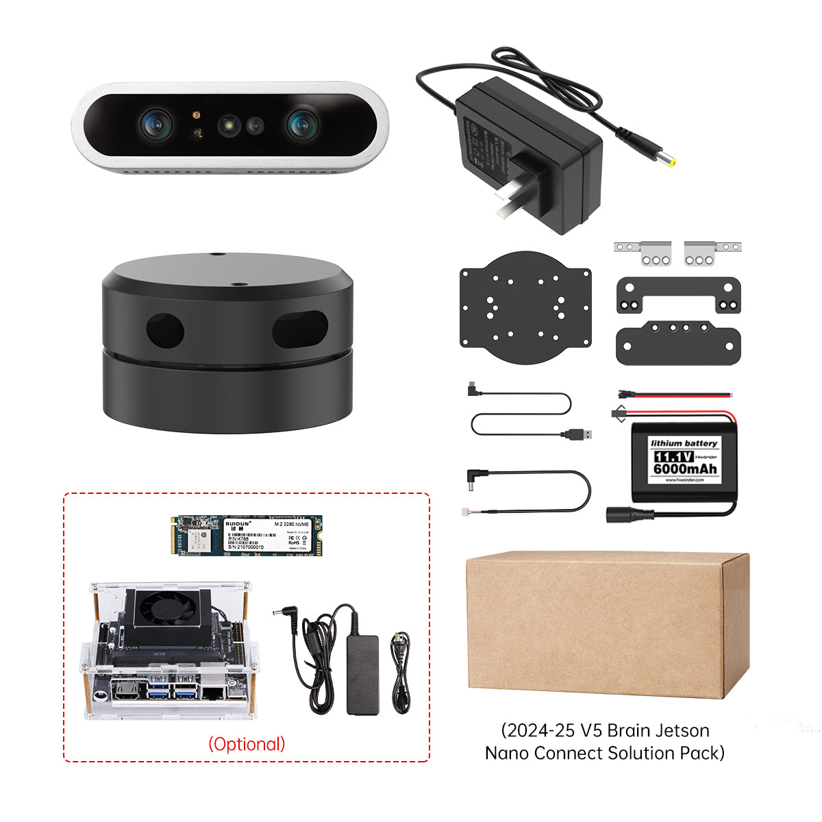 Hiwonder AI Tool for VEX AI Robotics Competition (VAIRC) with Precision Depth Camera & LiDAR for Robot Programming Hiwonder AI Tool for VEX AI Robotics Competition (VAIRC) with Precision Depth Camera & LiDAR for Robot Programming